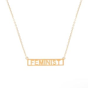 FEMINIST GD NECKLACE